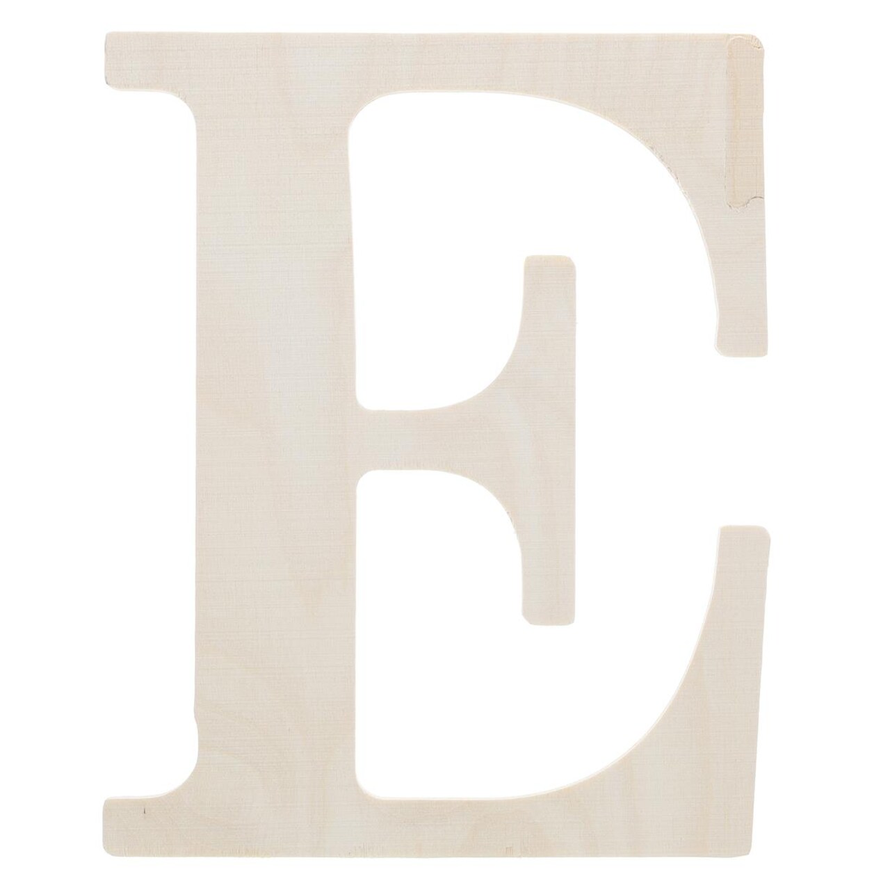 Good Wood by Leisure Arts Letter 9.5" E, Wooden Letters, Wood Letters, Wooden Letters Wall Decor, Large Wooden Letters, Wooden Letters 9.5 inch, Small Wooden Letters for Crafts
